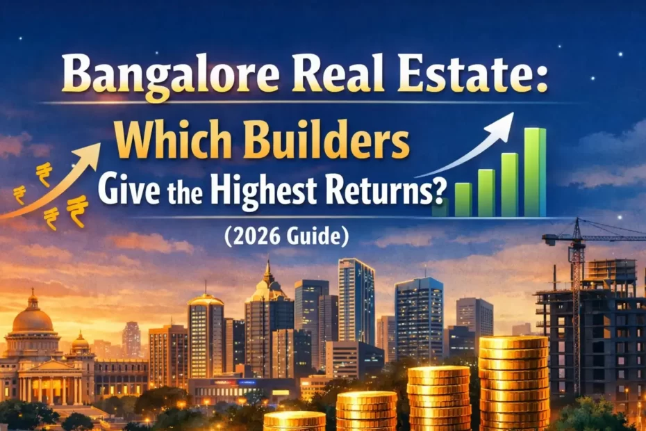 Bangalore Real Estate Which Builders Give the Highest Returns (2026 Guide) - Right Angle Developers